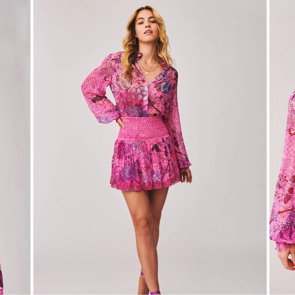 Hemant and Nandita Amal shirt & skirt SET